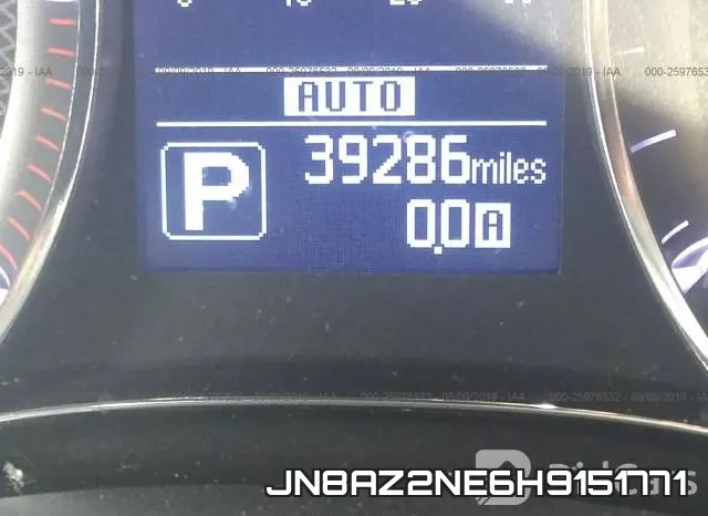 JN8AZ2NE6H9151771 фото 8