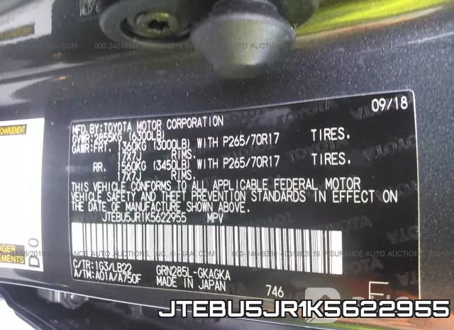 JTEBU5JR1K5622955 фото 10