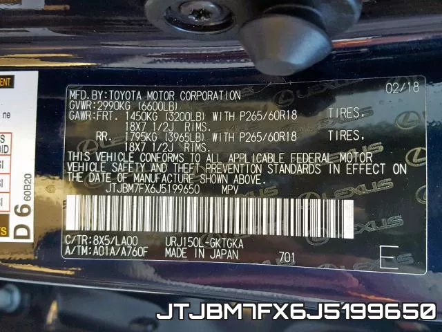 JTJBM7FX6J5199650 фото 2