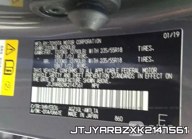 JTJYARBZXK2147561 фото 10
