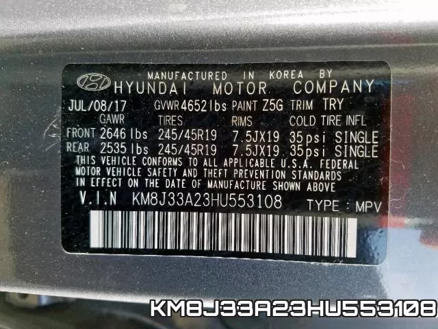 KM8J33A23HU553108 фото 2