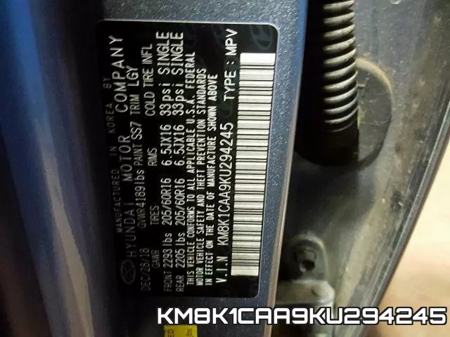 KM8K1CAA9KU294245 фото 2