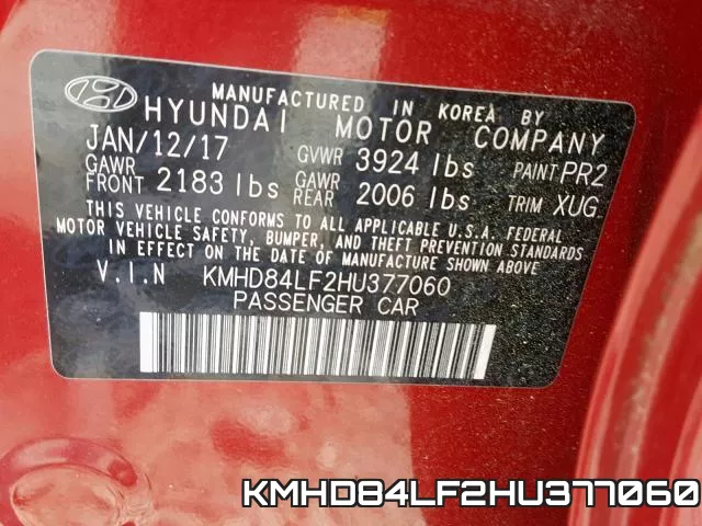 KMHD84LF2HU377060 фото 2