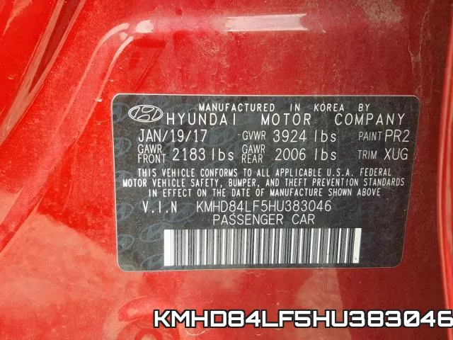 KMHD84LF5HU383046 фото 2