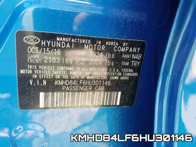 KMHD84LF6HU301146 фото 2