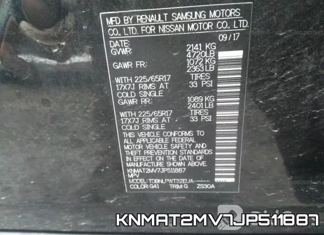 KNMAT2MV7JP511887 фото 10