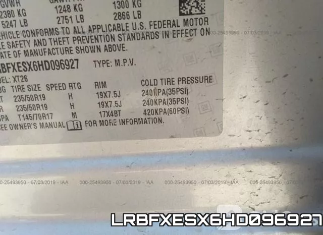 LRBFXESX6HD096927 фото 10