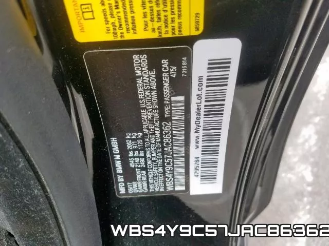 WBS4Y9C57JAC86362 фото 2