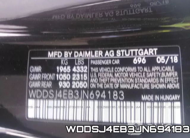 WDDSJ4EB3JN694183 фото 10