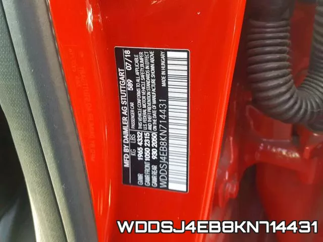 WDDSJ4EB8KN714431 фото 2