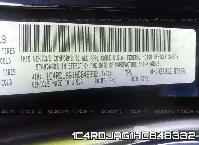 1C4RDJAG1HC848332 фото 10