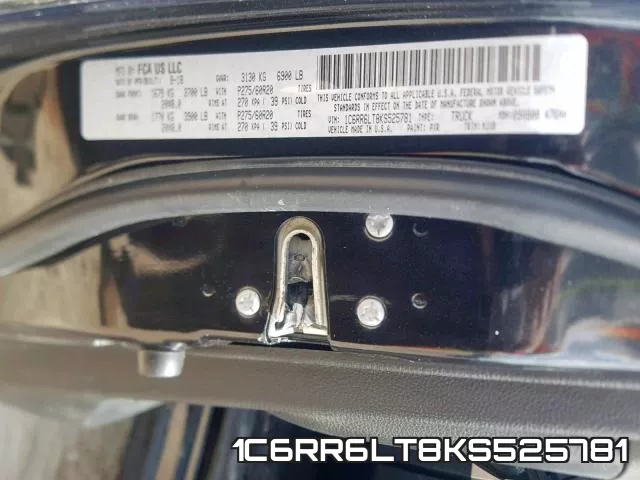 1C6RR6LT8KS525781 фото 2