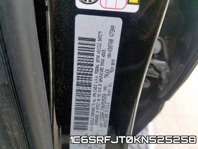 1C6SRFJT0KN525258 фото 2