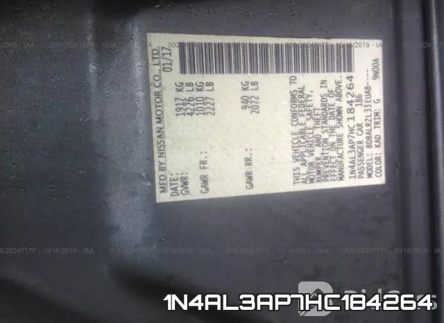 1N4AL3AP7HC184264 фото 10