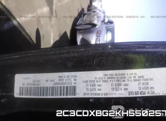 2C3CDXBG2KH550257 фото 10