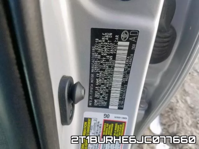 2T1BURHE6JC077660 фото 2