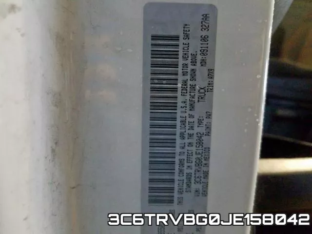 3C6TRVBG0JE158042 фото 2