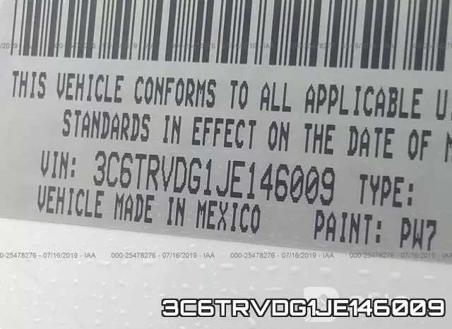 3C6TRVDG1JE146009 фото 10