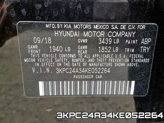 3KPC24A34KE052264 фото 2