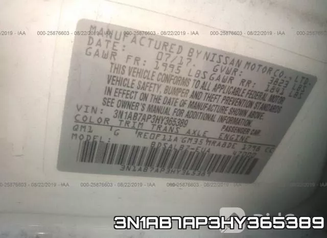 3N1AB7AP3HY365389 фото 10