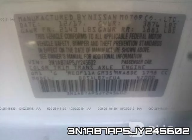 3N1AB7AP5JY245602 фото 10