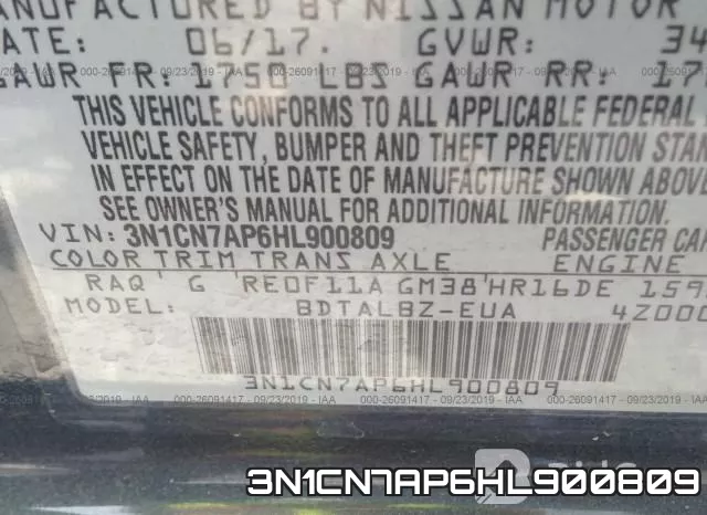 3N1CN7AP6HL900809 фото 10