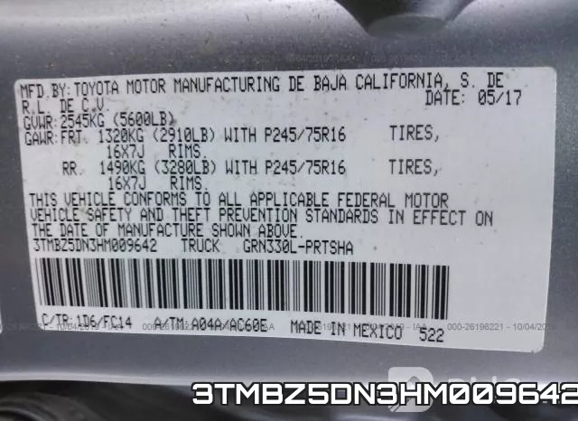 3TMBZ5DN3HM009642 фото 10