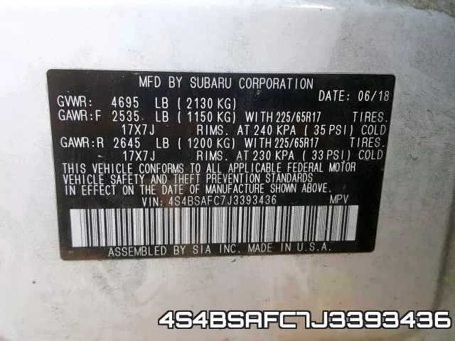 4S4BSAFC7J3393436 фото 2
