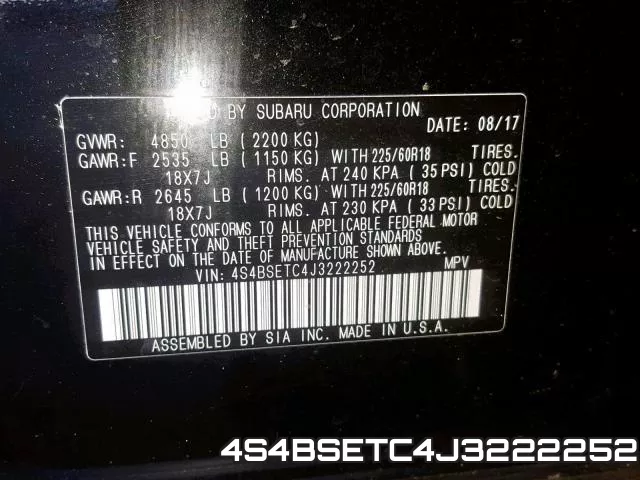 4S4BSETC4J3222252 фото 2