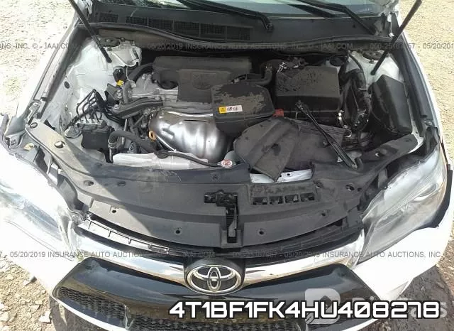 4T1BF1FK4HU408278 фото 2