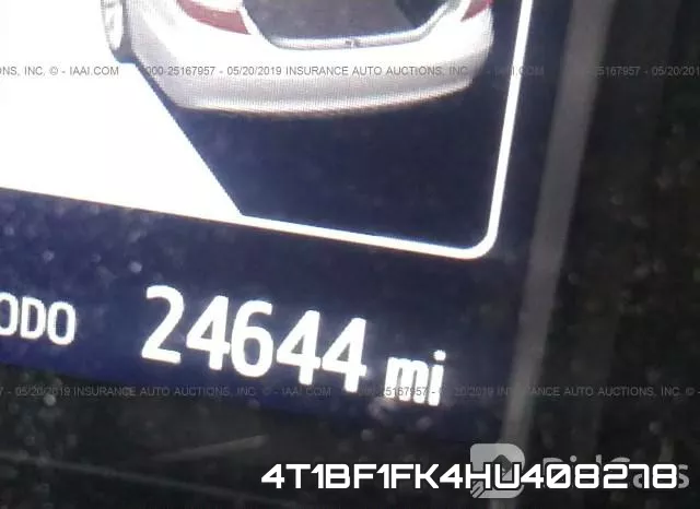 4T1BF1FK4HU408278 фото 8