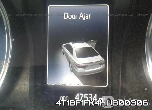 4T1BF1FK4HU800306 фото 8