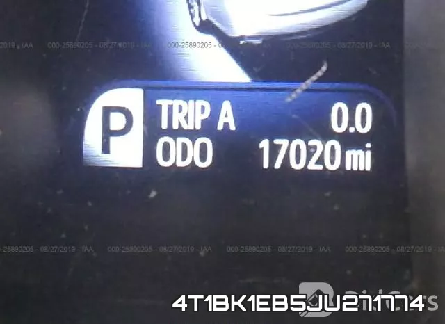 4T1BK1EB5JU271774 фото 8
