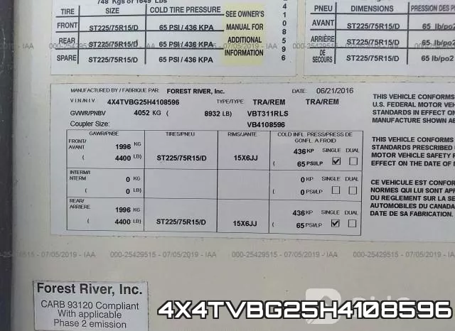 4X4TVBG25H4108596 фото 10
