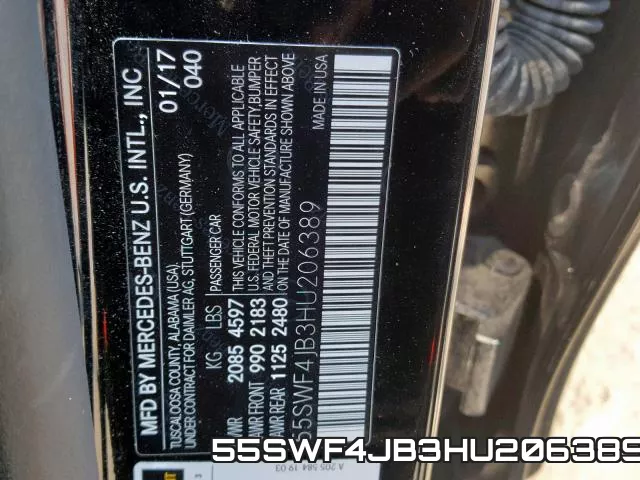 55SWF4JB3HU206389 фото 2