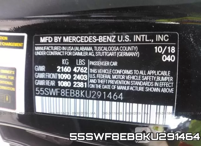 55SWF8EB8KU291464 фото 10