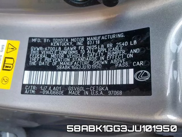 58ABK1GG3JU101950 фото 2