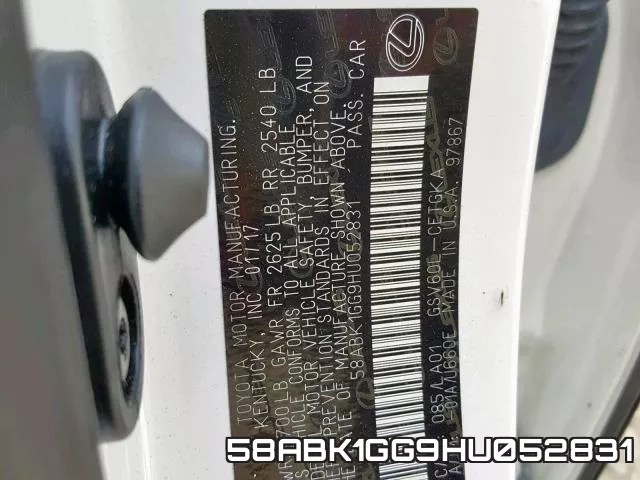 58ABK1GG9HU052831 фото 2