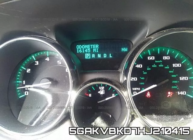 5GAKVBKD7HJ210415 фото 8