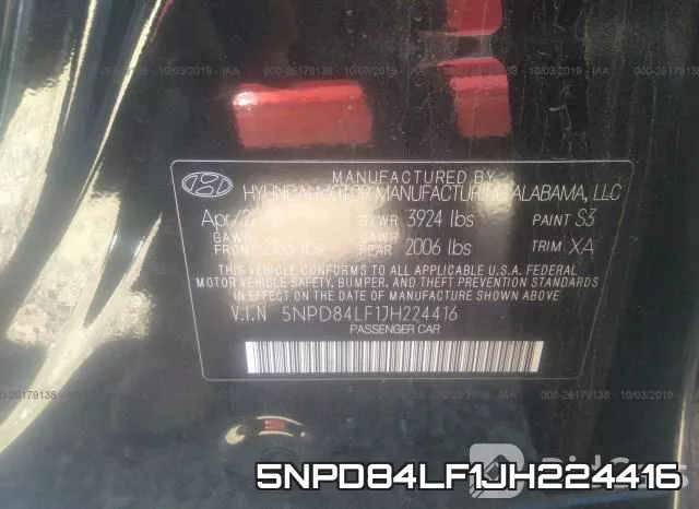 5NPD84LF1JH224416 фото 10
