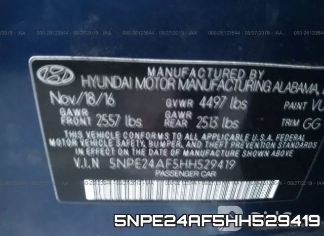 5NPE24AF5HH529419 фото 10