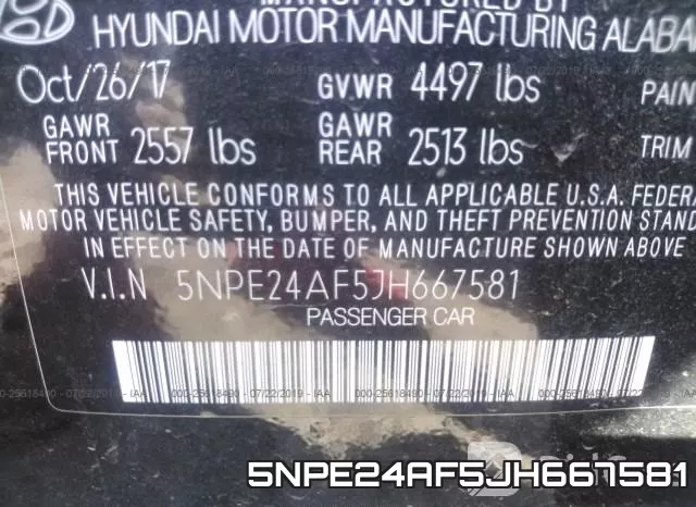 5NPE24AF5JH667581 фото 10