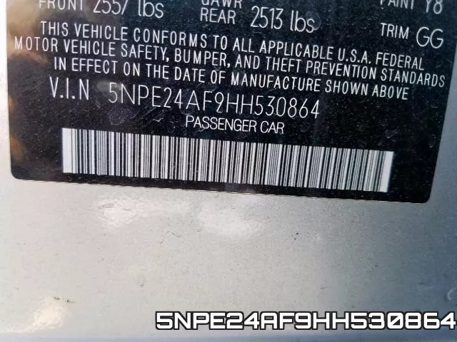 5NPE24AF9HH530864 фото 2