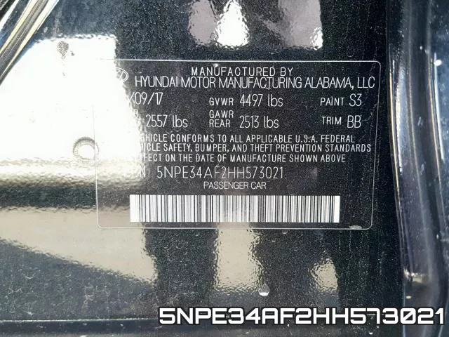 5NPE34AF2HH573021 фото 2