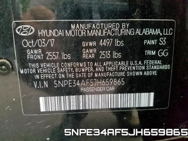 5NPE34AF5JH659865 фото 2
