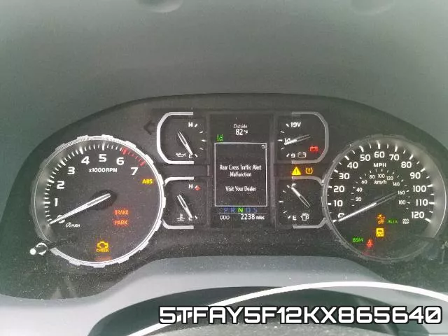 5TFAY5F12KX865640 фото 9