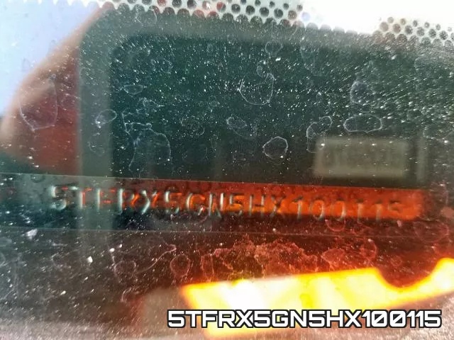 5TFRX5GN5HX100115 фото 2