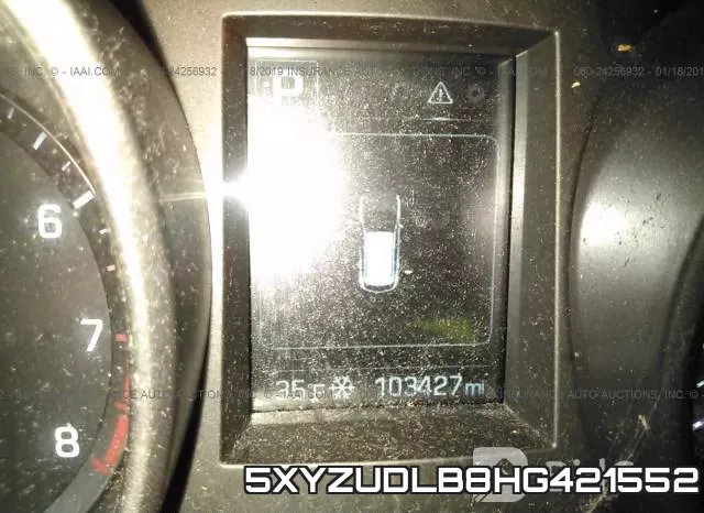 5XYZUDLB8HG421552 фото 8