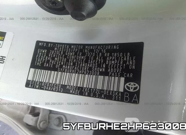 5YFBURHE2HP623008 фото 10