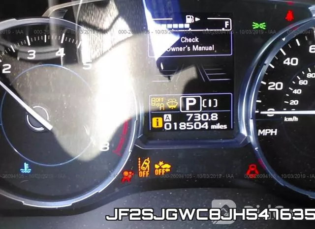 JF2SJGWC8JH547635 фото 8